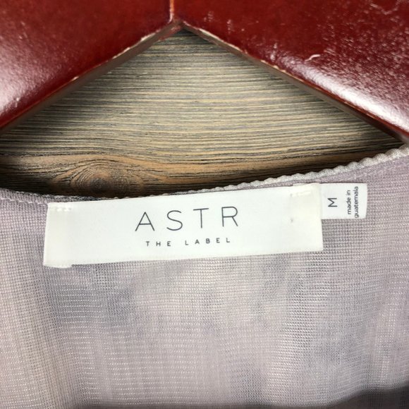 Astr Tie-Dye Blouse in Black and White - Picture 13 of 13